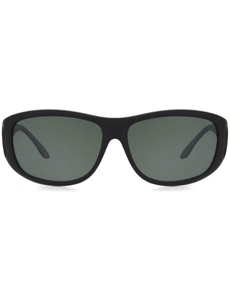 Rectangular Haven-Nomad Rectangular Fits Over Sunglasses - Black - CG196GUD6DL $23.18