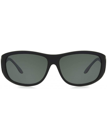 Rectangular Haven-Nomad Rectangular Fits Over Sunglasses - Black - CG196GUD6DL $23.18
