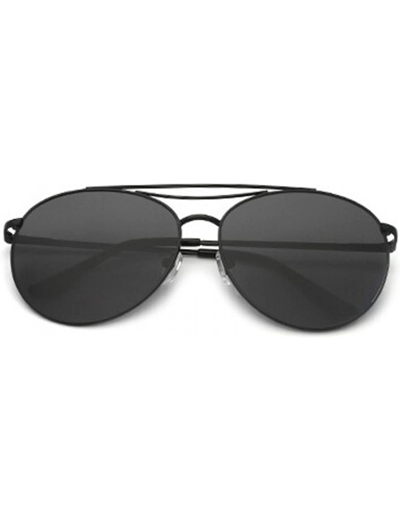 Oversized Polarized Sunglasses Protection Glasses Festival - Black Gray - C518TOI94NR $14.69