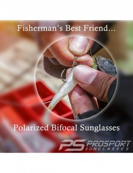 Oval Polarized Bifocal Reading Sunglasses - Fishing Golf - Men & Women - Modern Sporty Light & Comfortable - Smoke - CD18ZTAW...