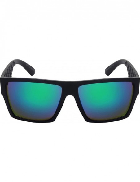 Rectangular Plastic Rectangular Vintage Square Frame Sunglasses for Men Women 570111 - CY18HA633E8 $10.54