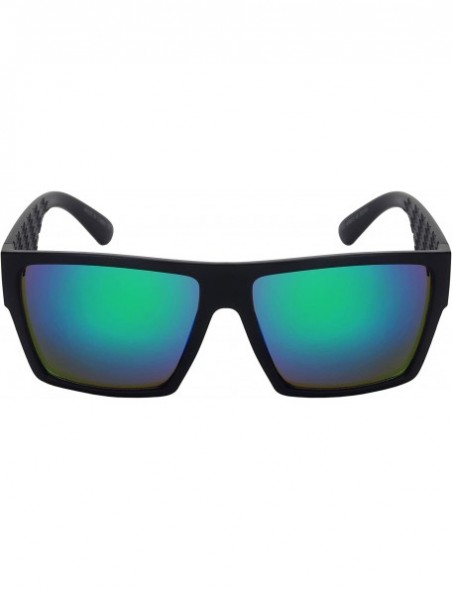 Rectangular Plastic Rectangular Vintage Square Frame Sunglasses for Men Women 570111 - CY18HA633E8 $10.54