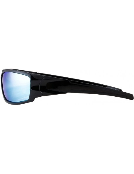 Sport Polarized Sunglasses for Men - Premium Sport Sunglasses - HZ Series Aquabull - Gloss Black - C21878Q5QZ9 $22.13