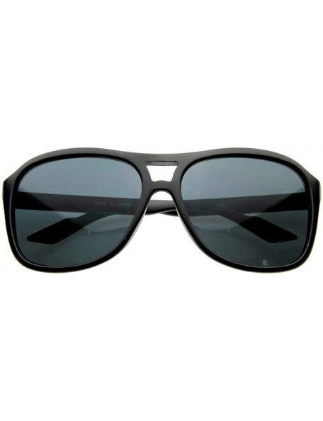 Sport Modern Active Lifestyle Sports Aviator Sunglasses - Black - CD116Q2I5Y1 $9.78