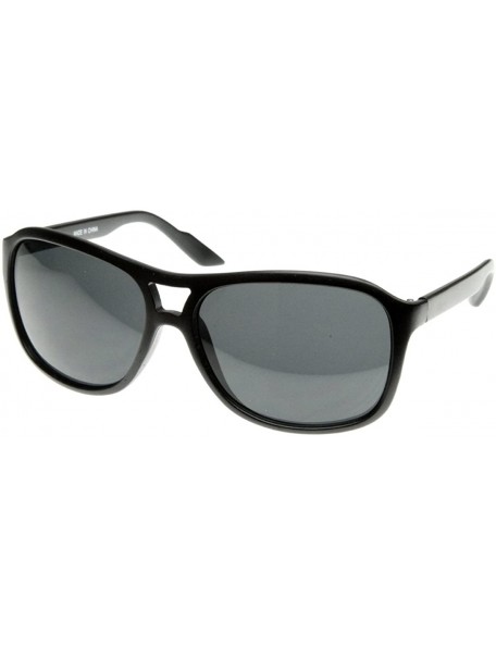 Sport Modern Active Lifestyle Sports Aviator Sunglasses - Black - CD116Q2I5Y1 $9.78