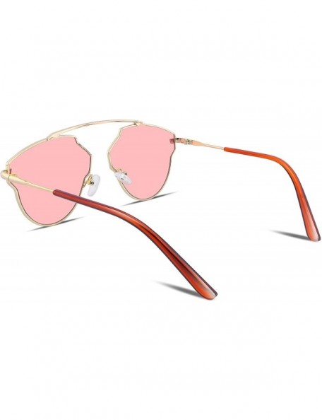 Cat Eye Fashion Vintage Cat Eye Women Sunglasses UV400 Sun Glasses B2267 - Pink - CW188YO3G09 $11.59