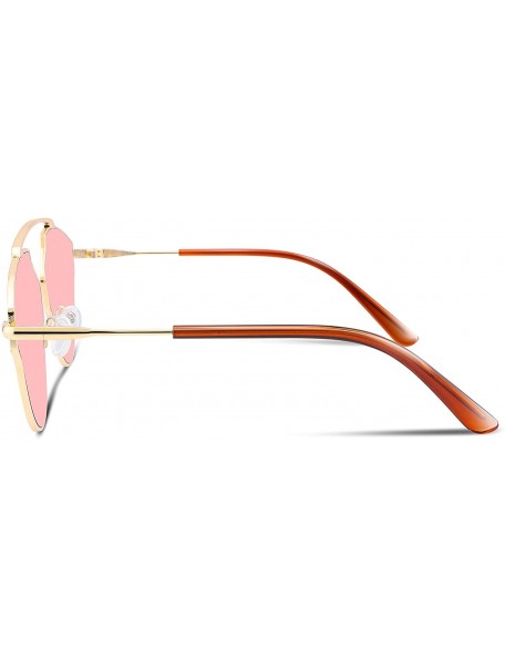 Cat Eye Fashion Vintage Cat Eye Women Sunglasses UV400 Sun Glasses B2267 - Pink - CW188YO3G09 $11.59