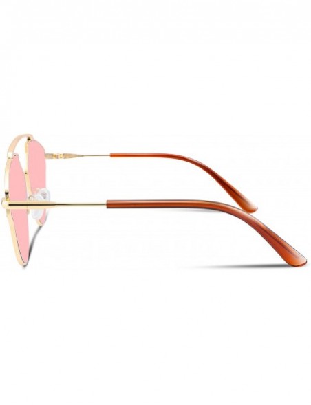 Cat Eye Fashion Vintage Cat Eye Women Sunglasses UV400 Sun Glasses B2267 - Pink - CW188YO3G09 $11.59