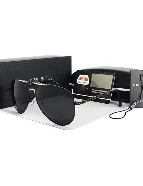 Oversized Unisex Polarized Sunglasses Men Women Oversized Sun Glasses Y1616 C1 BOX - Y1616 C1 Box - C018XE0CSMR $17.68