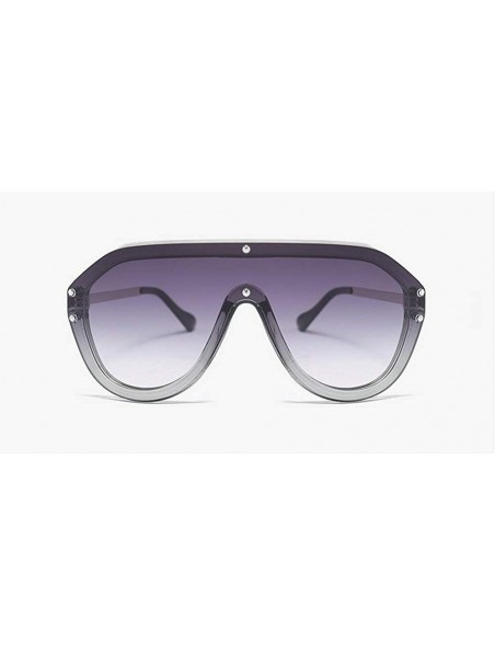 Goggle Luxury Designer Futuristic Oversized Pilot Sunglasses Women 2019 Visor Shield Mirror Sun Glasses Shades - C718NRM4HZK ...