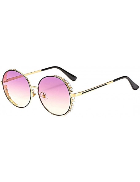 Square Round Vintage Sunglasses Rhinestone Decoration Sun Glasses for Women - Y-18 - CH198W5809W $13.23