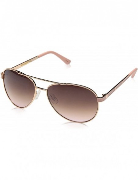 Aviator Women's U542 Non Polarized Aviator Sunglasses - 58 mm - Rose Gold/Rose - CI1296VOVOV $32.73