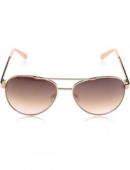 Aviator Women's U542 Non Polarized Aviator Sunglasses - 58 mm - Rose Gold/Rose - CI1296VOVOV $32.73