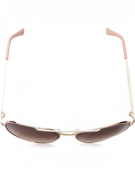 Aviator Women's U542 Non Polarized Aviator Sunglasses - 58 mm - Rose Gold/Rose - CI1296VOVOV $32.73