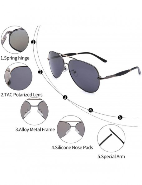 Oval Polarized Sunglasses for Men - Overlooked Winter UV Bloack Lens - Anit-Snow White Reflect - C518QHA4KMY $12.71