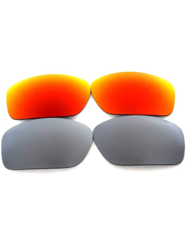 Sport Replacement Lenses Valve Red/Titanium Color Polarized 2 Pairs - S - CV188MHMIR5 $18.84