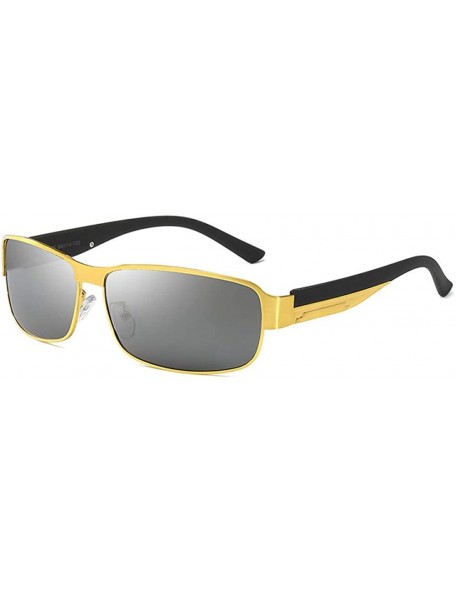 Aviator Polarized Lens Color Sunglasses Day And Night Driver Sunglasses Outdoor Riding Fishing Sunglasses - CH18X9W0ZMZ $42.47