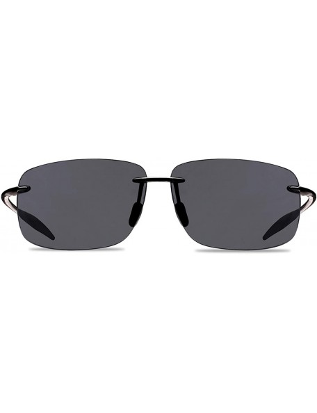 Wrap Sunglasses Rimless Running Lifestyle - C1-grey - CS18HLQXTEN $16.13