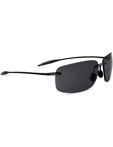 Wrap Sunglasses Rimless Running Lifestyle - C1-grey - CS18HLQXTEN $16.13