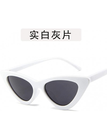 Oversized 2019 New Fashion Cute Sexy Ladies Cat Retro Sunglasses Women Vintage Black Grey - Leopard Tea - C518YKUGKT7 $7.71