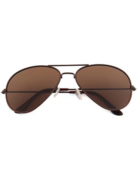 Aviator Fashion Men's UV400 sunglasses Sunglasses for men Have Swagger - Brown - CK18I57K029 $12.45