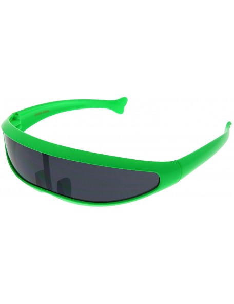 Wrap 1 Pc Space Robot Party Costume Futuristic Wrap Robot Sunglasses - Choose Color - Fluorescent Green - CP18NOLTW4R $14.95