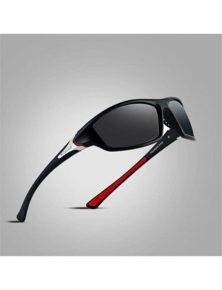 Square Unisex Polarised Driving Sun Glasses for Men Polarized Stylish Sunglasses Goggle Eyewears - C5 - CS194OU4ZI6 $22.68