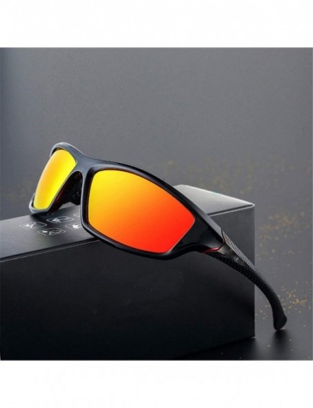 Square Unisex Polarised Driving Sun Glasses for Men Polarized Stylish Sunglasses Goggle Eyewears - C5 - CS194OU4ZI6 $22.68