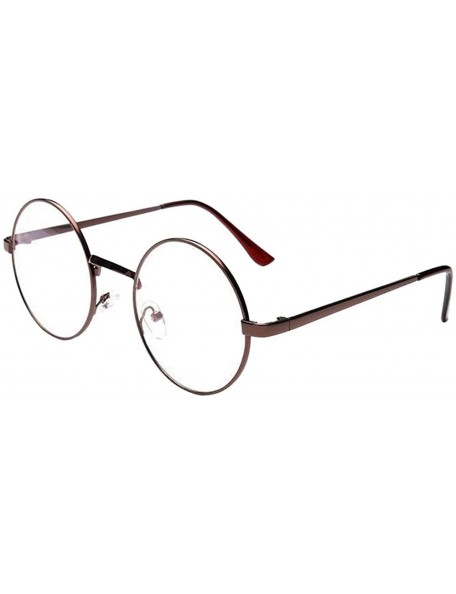 Goggle Glasses- Fashion Unisex Classic Metal Frame Mirror Rounded - 0133e - C918RT9MQLQ $10.98