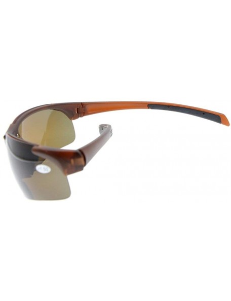 Rimless TR90 Unbreakable Sports Half-Rimless Bifocal Sunglasses Baseball Running Fishing Driving Golf Softball Hiking - CO18W...