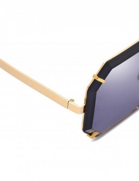Oversized Polarized Sunglasses Polygon Protection Activities - Style 1 - C818TQW075H $18.54
