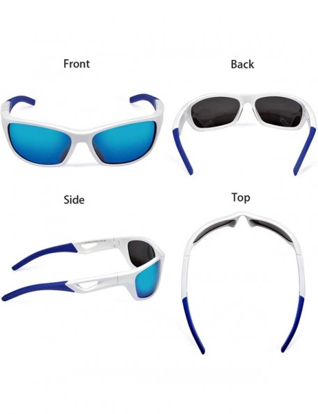 Sport Polarized Sports Sunglasses Baseball Glasses Shades for Men TR90 durable Frame for Driving Running Fishing 82021 - CD18...