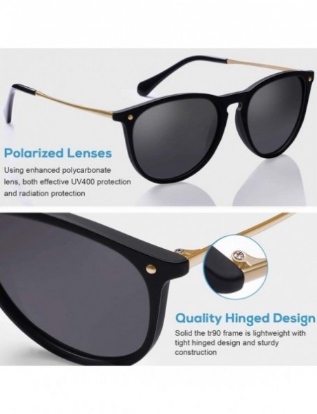Oversized Vintage Polarized Sunglasses for Women UV400 Protection Driving Fishing Hiking Outdoors Glasses CA5100 - C318E8H4GW...