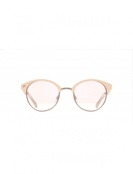 Round Philosopher Collection"The Angelou" Handcrafted Round Eyeglasses - Ivory/Clear - C818E539K42 $27.93