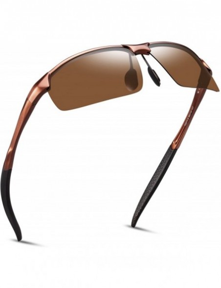 Aviator Polarized Sunglasses for Mens Womens- Anti Glare UV400 Metal Driving Fashion Sports Fishing Sunglasses - CK18GI8C9MN ...