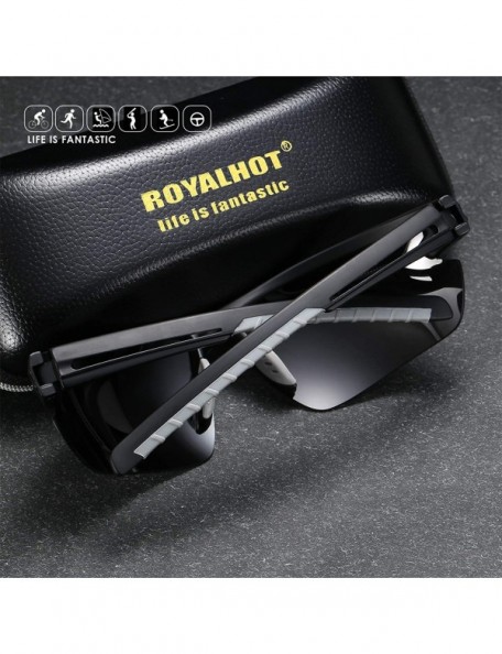 Sport Polarized Sports Sunglasses Cycling Driving Fishing Glasses 5 Interchangeable Lenses - Orange - CY193AOXGIG $18.74
