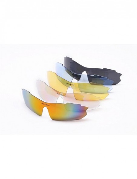 Sport Polarised Cycling Sunglasses Bicycle Bike Running Riding Sun Glasses - CD11IE7DRH1 $12.75