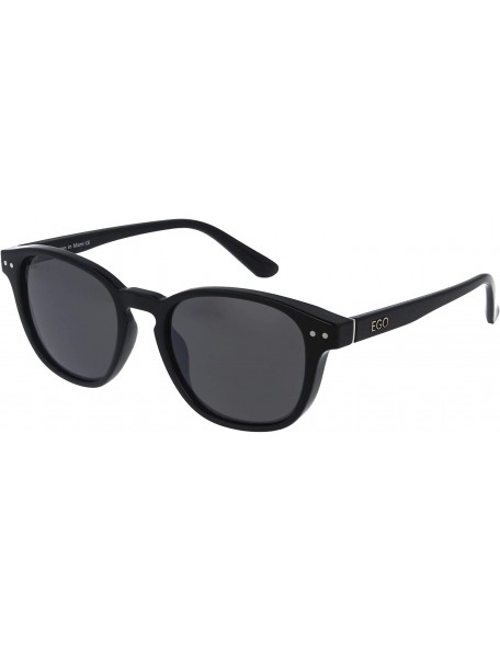 Sport 7102 Round Fashion Sunglasses - UV Protection - Matte Black - CG18WCC4ZWH $39.21