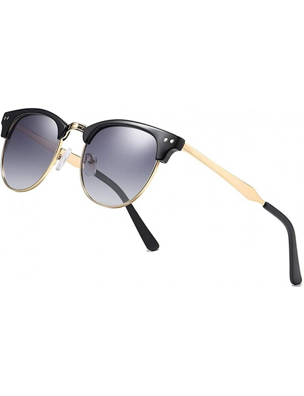 Rimless Sunglasses Polarized Semi Rimless Glasses Protection - CL198QZLO8G $18.68