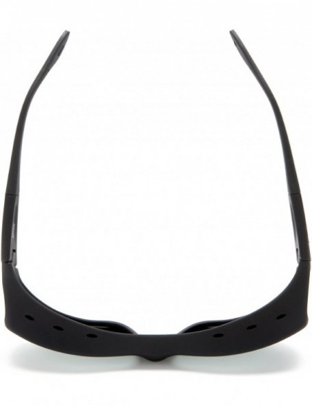 Rectangular Women's Haven-rainier Rectangular Fits Over Sunglasses - Rubberized Black/Grey Lens - CN11418SUSD $21.39
