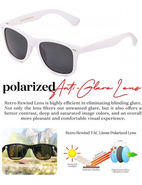 Rimless Classic Polarized Sunglasses - Matte White - Smoke - CL11OXK2TRR $13.56