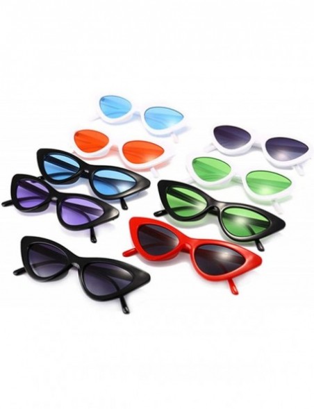 Oval Retro Cat Eye Sunglasses Women Er Vintage Sun Glasses Eyewear Oculos De Sol Feminino CJ9788 - C4 - CE198AH46DD $23.10
