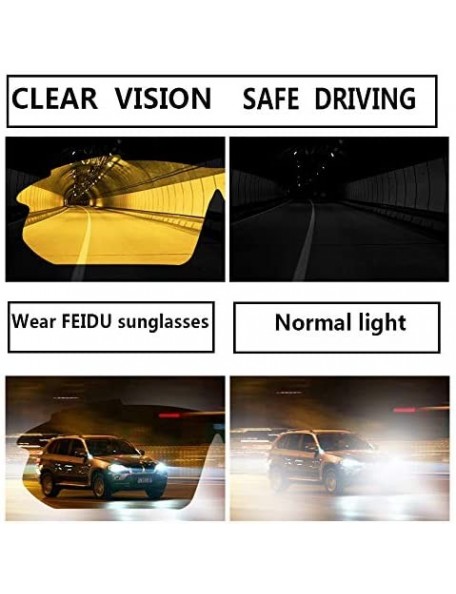 Shield Night Vision Glasses for Driving - HD night driving glasses anti glare polarized mens women glasses - CZ18NT0RW88 $14.22