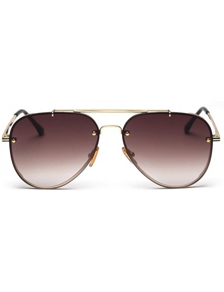Goggle Sunshade Vintage Sunglasses Oversized Gradient - CW198UETNR7 $11.04