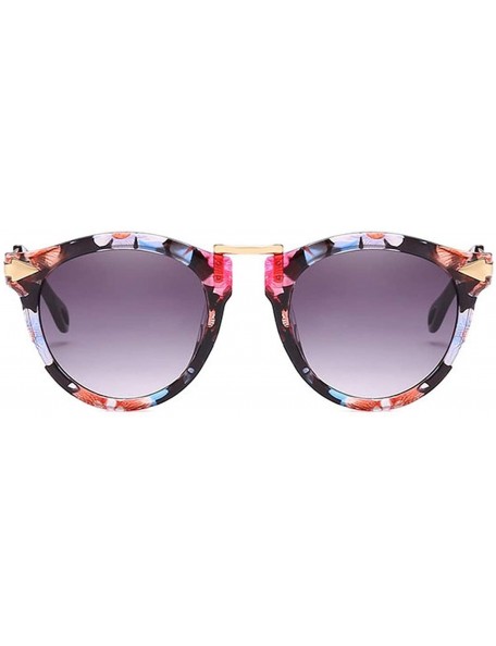 Cat Eye Cat Eye Sunglasses Women Sun Glasses Vintage Shades For Women Sunglass Ladies Flowers Sunglasses - C6 - C318W9HEXRN $...