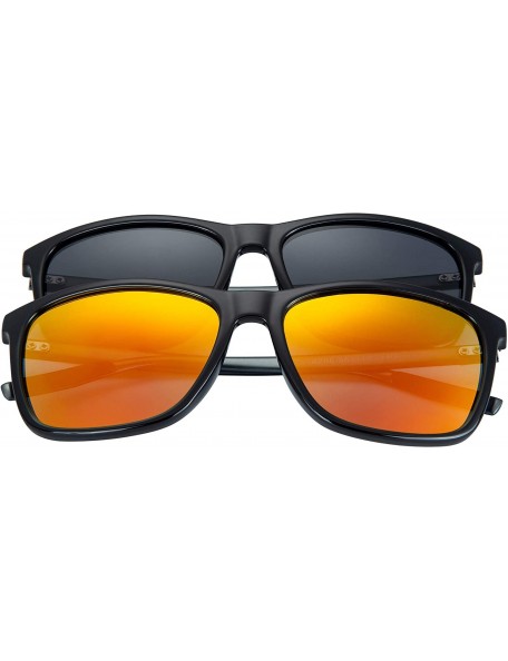 Square Unisex Polarized Sunglasses Classic Men Retro UV400 Brand Designer Square Al Mg Alloy Frame Sun glasses UV400 - CI1948...
