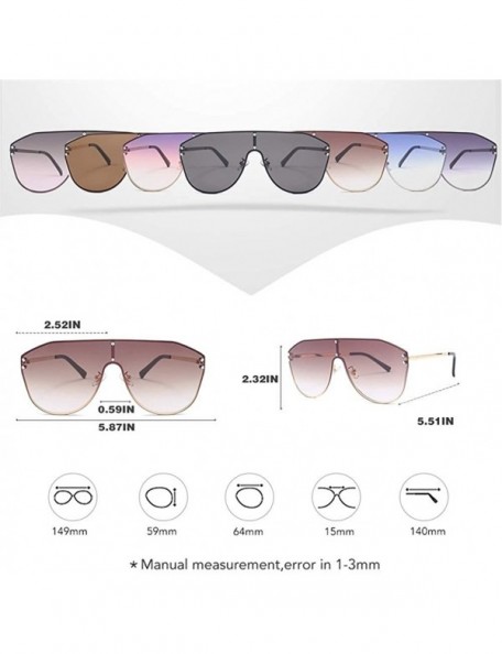 Goggle Ladies Metal Sunglasses Sale Eyeglasses Women Personality Rivet Glasses Brand Designer Eyewear Shades Goggles - CD199Q...