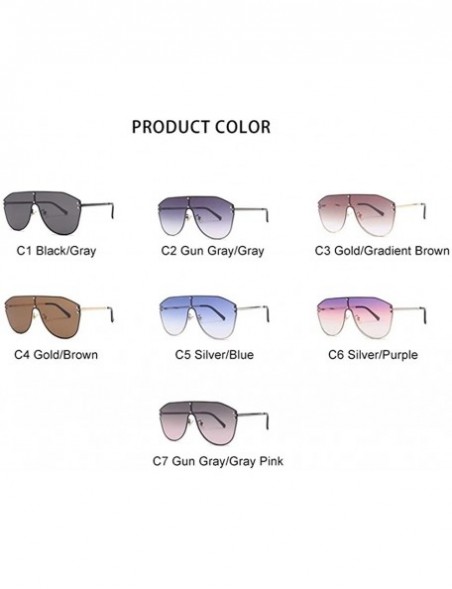 Goggle Ladies Metal Sunglasses Sale Eyeglasses Women Personality Rivet Glasses Brand Designer Eyewear Shades Goggles - CD199Q...