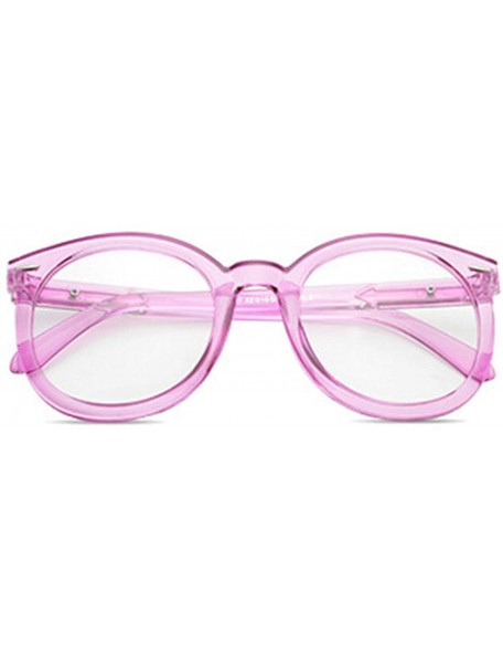 Sport Vintage Sunglasses for Women Plate Resin UV 400 Protection Sun glasses - Purple - CU18SAT7748 $14.14