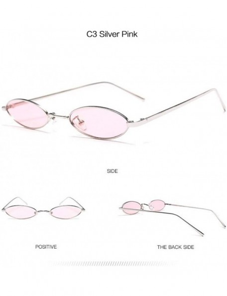 Oversized Small Round Polarized Sunglasses Mirrored Lens Unisex Glasses - C3 Silver Pink - CP18TT82Q6G $16.75